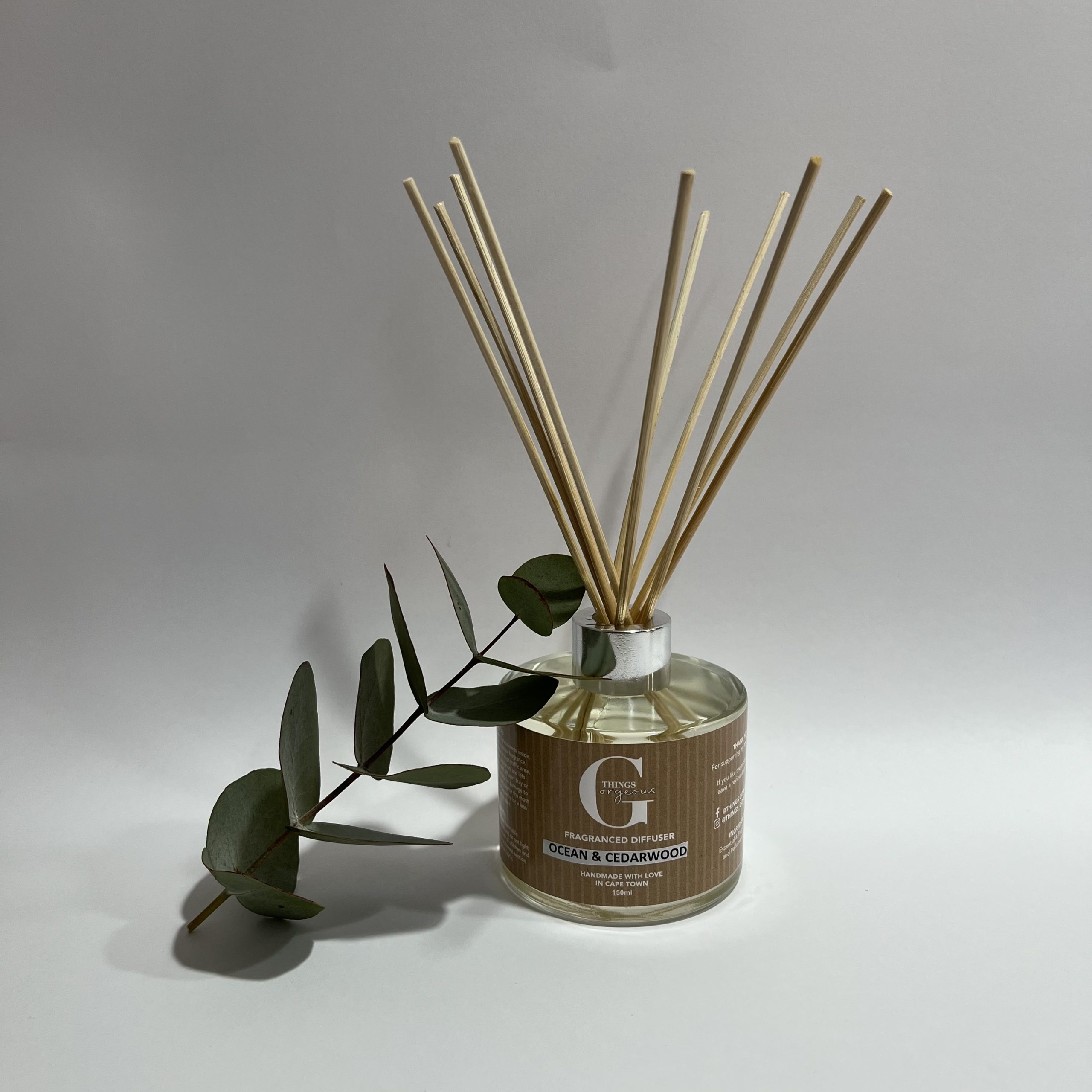 Home Diffuser + 10 Reed Sticks 150ml Selected Fragrances Things